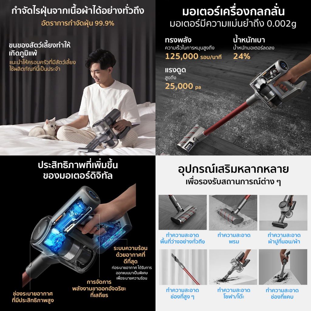 เครื่องดูดฝุ่น xiaomi 