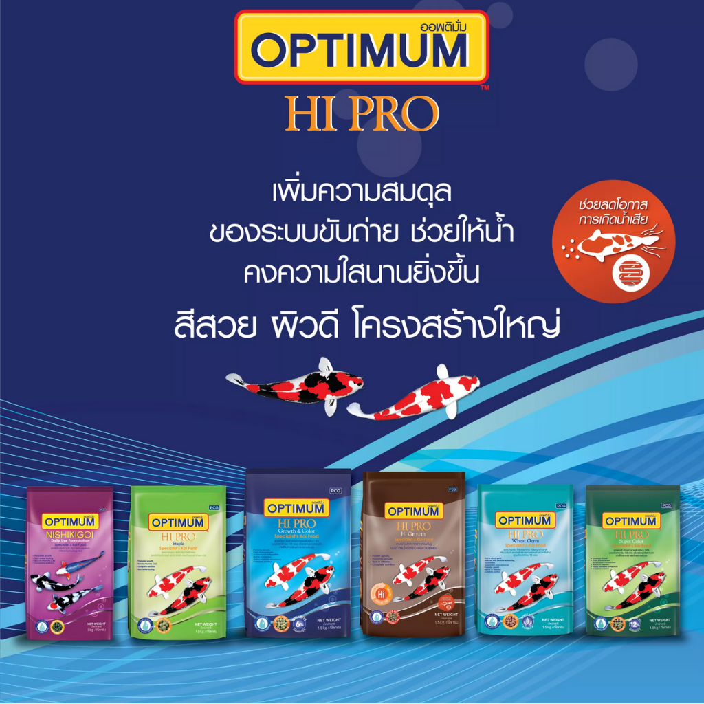 อาหารปลาคาร์พ Optimum Hi Pro