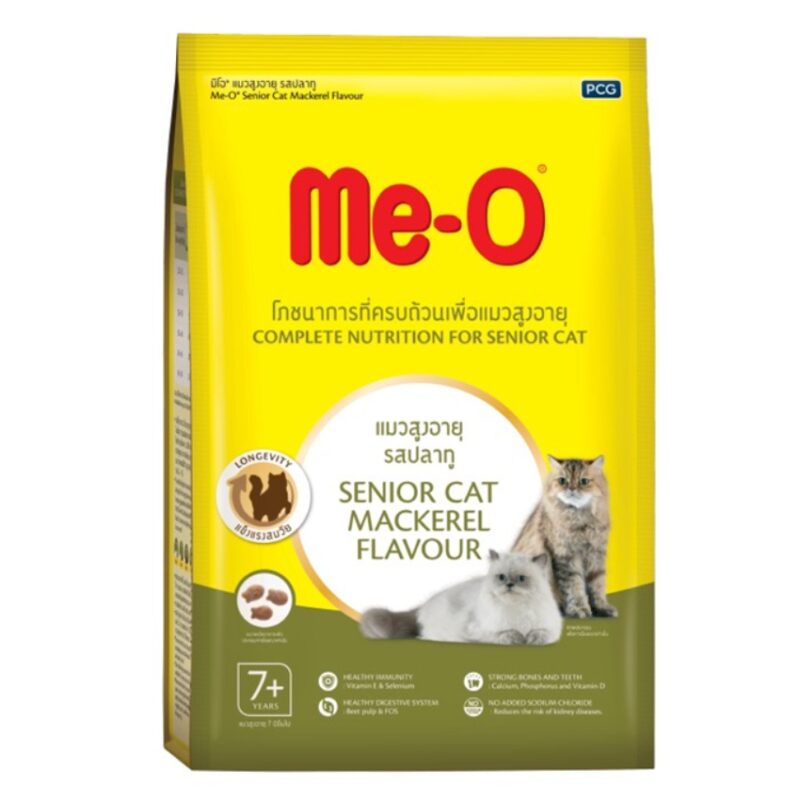 อาหารแมวแก่ Me-o Senior 7+